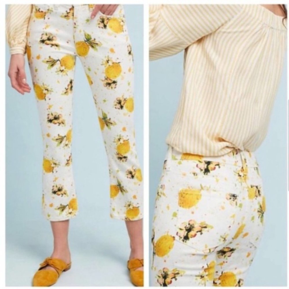Pilcro Lemon Anthro High Rise Boot Cut Jeans 30 - Picture 6 of 9